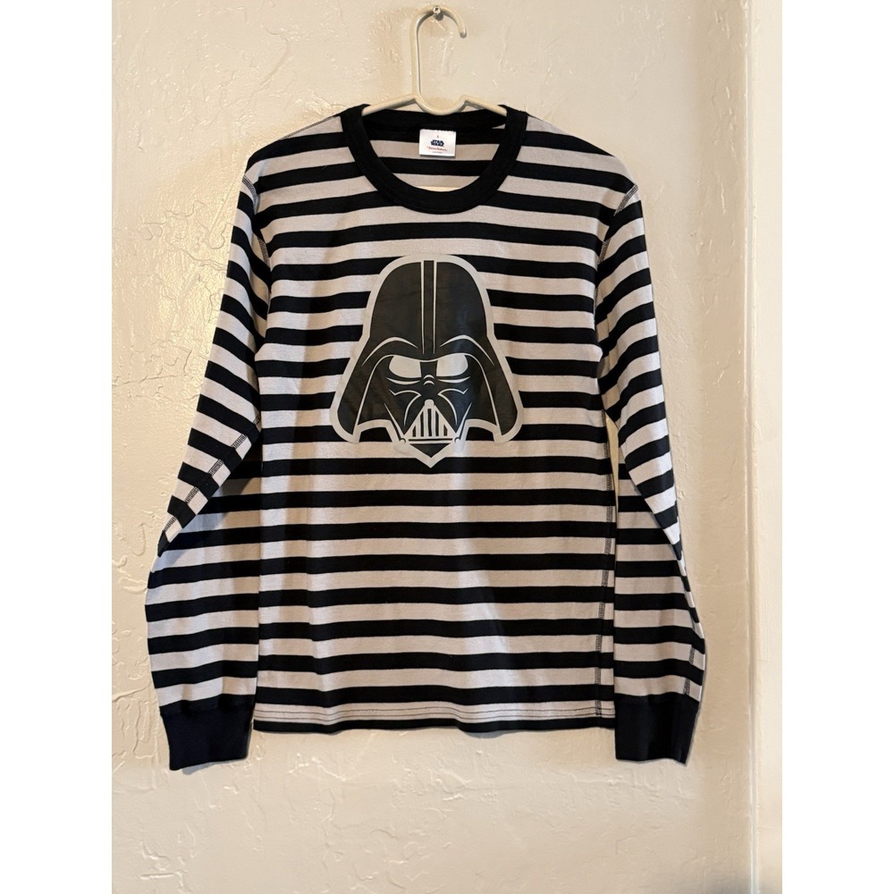 Hanna Andersson Star Wars Darth Vader Pajama Top Women's Size Small Black Gray